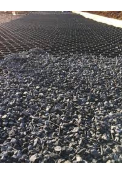 Plastik Çim Ve Çakıl Tutucu, Zemin Çakıl Izgarası, Antrasit Gri,