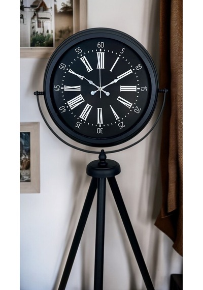 Black Aura Tripod Ayaklı Saat Siyah