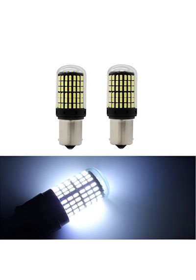 144 Ledli Geri Vites Ampulü Kristal Beyaz 93 Tip Düz Tırnak 2 Ade