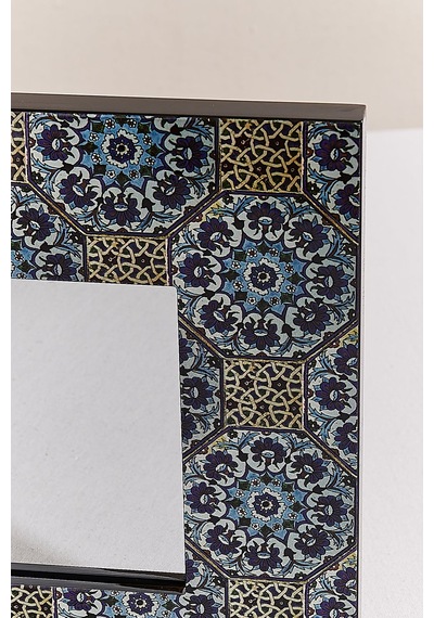 Pasabahce Kütahya Çini Karolu Ayna 30x30 Cm 30x30 Cm - 1 Adet Cok Renkli