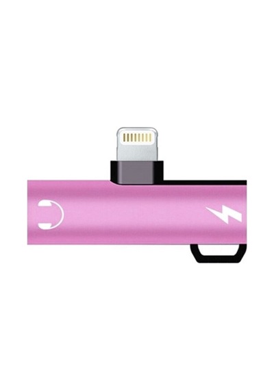 Ally Lightning to 3.5 MM Dönüştürücü Adaptör Pembe