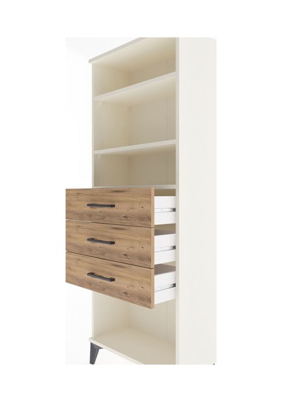 Arges Dolap 3 Raflı 3 Çekmeceli 60x30x163 Aytaşı-çam Aytaşı