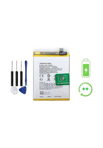 Realme 6i İle Uyumlu Güclendirilmis İthal Batarya Blp757