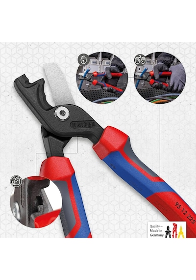 Knıpex 95 12 225 Kademeli Kesi Mli Kablo Makasi Rm 9512225