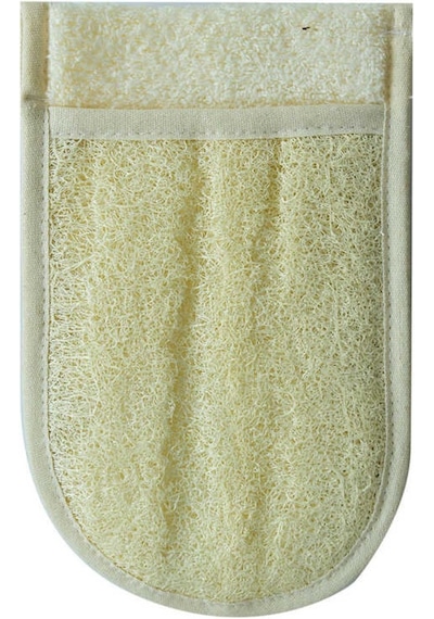 Doğal Kabak Lifli Banyo Duş Eldiveni Kese 15x25 Cm