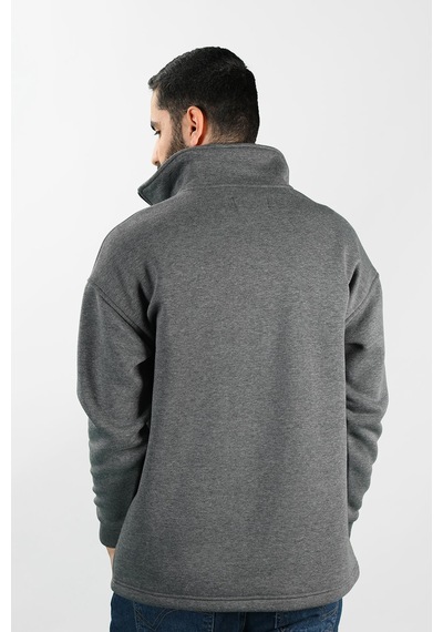 Balins Unisex Balıkçı Yaka Antrasit Sweatshirt Çok Renkli
