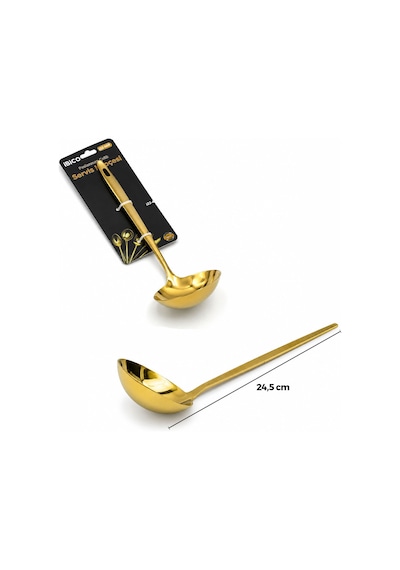 River World Metal Servis Kepçesi Gold Renk 24.5 Cm Renkli