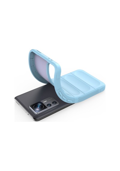 Mi 12t Pro Kılıf Optimum Silikon - Sky Blue Düz Renkli