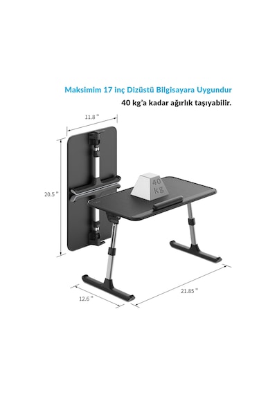 Bix Saiji Al30 Ayarlanabilir Laptop Standı Ergonomik Tasarım 17 İnç Uyumlu Taşınabilir Masa Siyah Siyah Bix Saiji Al30 Ayarlanabilir Laptop Standı Ergonomik Tasarım 17 İnç Uyumlu Taşınabilir Masa Siyah Siyah