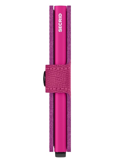 Secrid Miniwallet Kartlık Cüzdan Crisple Fuchsia Çok Renkli