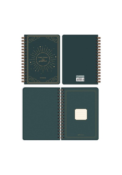 Bullet Journal Edition A5 15x21 Cm Spiralli Noktalı Tarihsiz Not Defteri Güneş Bulut