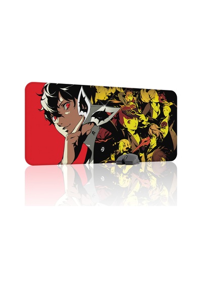 Persona 5 Kaymaz Dikişli Kauçuk Oyuncu Mousepad V1 - 90x40 Xxl Gaming Mouse Pad Fare Altlığı