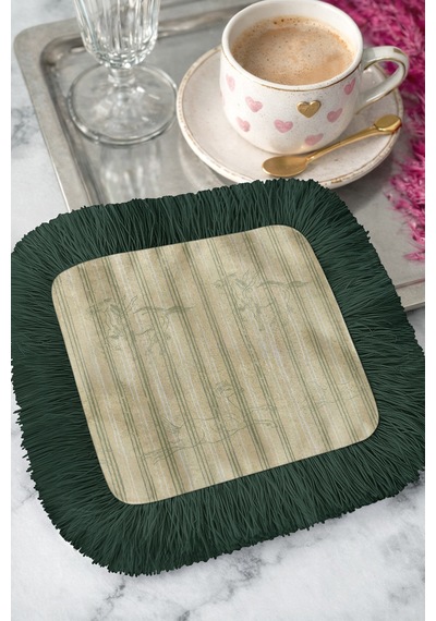 Kraliyet Zarafeti Çizgili Saçaklı Sunum Peçetesi-retro Avangart Yeşil Çizgili Bardak Altlığı Mendil Doygun Dumanlı Mavi Kraliyet Zarafeti Çizgili Saçaklı Sunum Peçetesi-retro Avangart Yeşil Çizgili Bardak Altlığı Mendil Doygun Dumanlı Mavi
