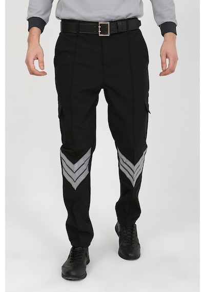 Yeni Tip Termo Likra Pantolon İçi Polarlı Kışlık Siyah Güvenlik Unisex Pantolon Ripstop Kışlık İçi Polarlı