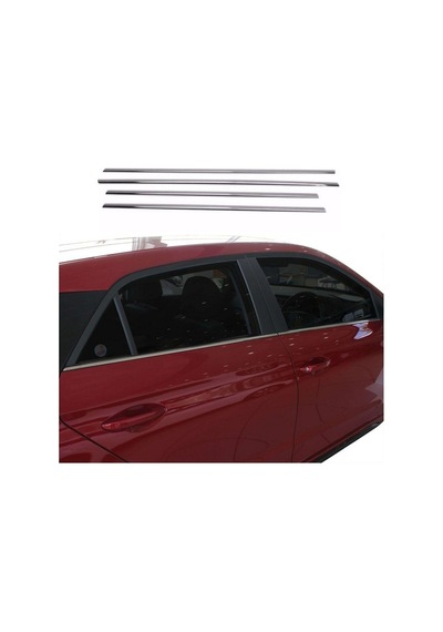 Hyundai İ20 Krom Cam Çıtası 2015-2020 4 Parça