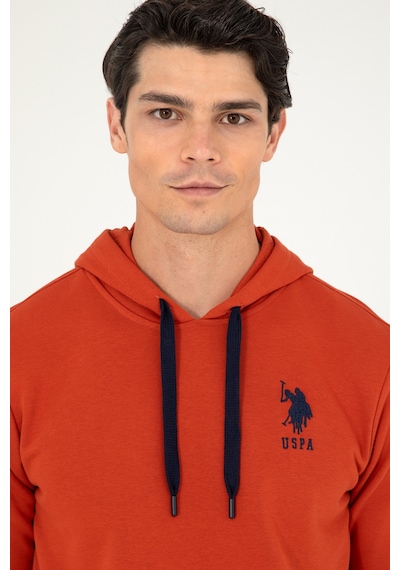 U.s. Polo Assn. Erkek Kiremit Sweatshirt 50289059-vr031 Kiremit