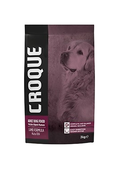 Croque Yetişkin Köpek Maması Kuzu Etli 3kg 1 Adet