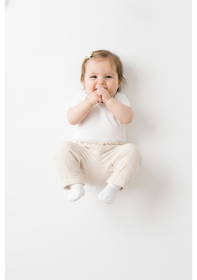 Tiffany Baby & Kids Müslin Glow Tasarımlı Tek Alt Bej