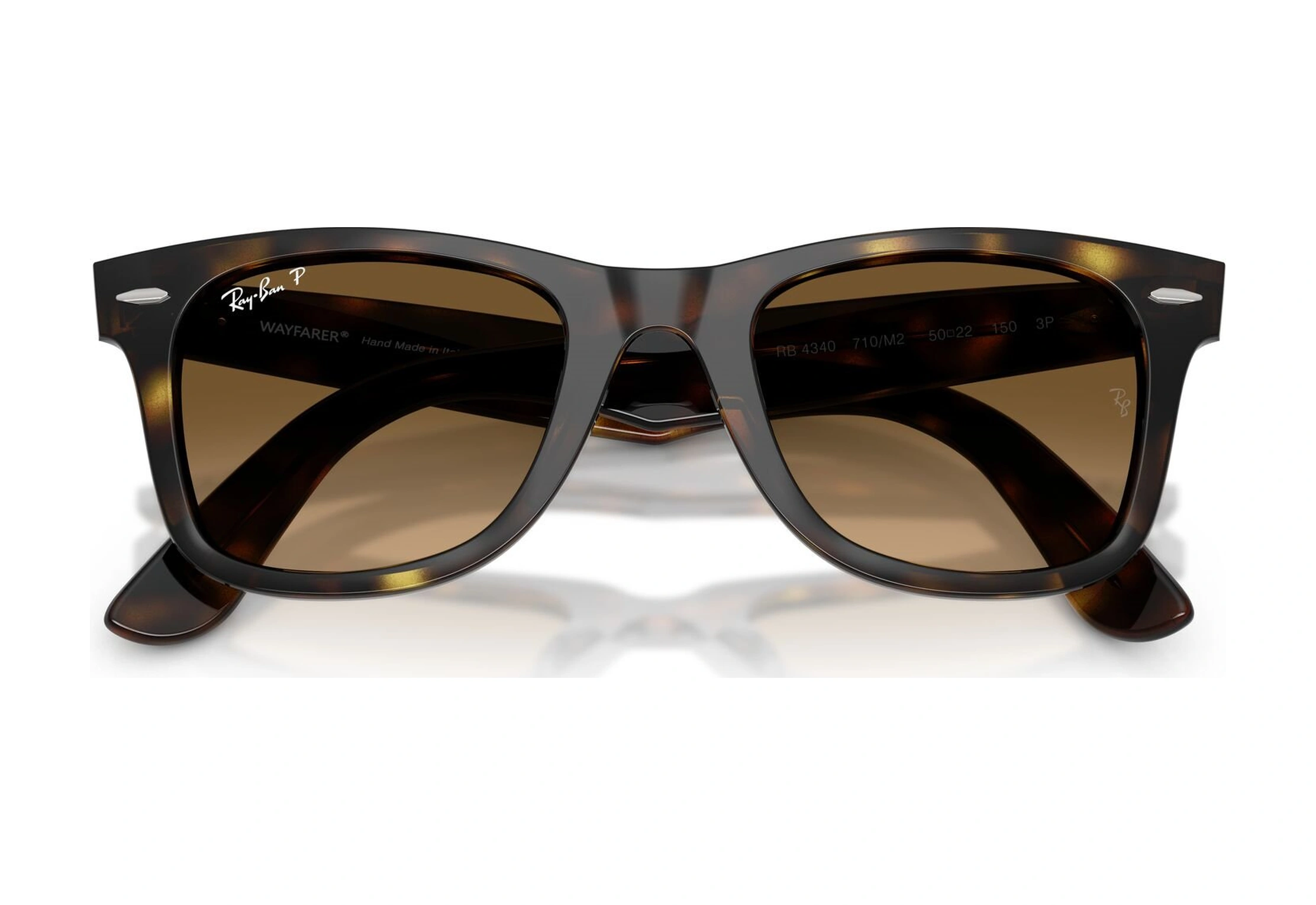 Ray-Ban 0rb4340 710/m2 50 Unisex Güneş Gözlüğü Kahverengi