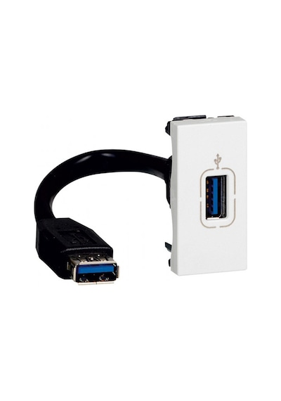 078746 Legrand Önceden Sonlandırılmış Dişi Usb Prizi