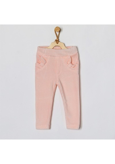 Andywawa Anw-ac22122 Bebek Pantolon Pant Velvet Home Sweet Home Pembe