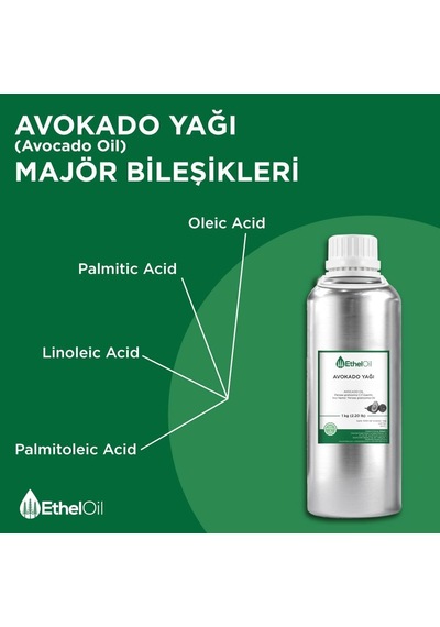 Avocado Sabit Yağı - 1 Kg - Saf Ve Doğal Sabit Yağ - Üretici Firma