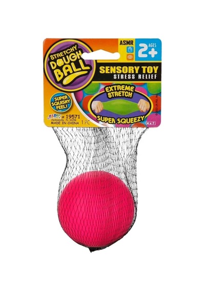 Stretchy Dough Ball - Stres Giderici Esnek Oyun Hamuru Topu - Pembe