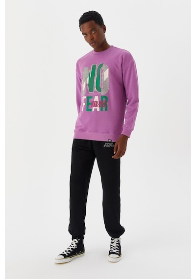 No Fear Erkek Sweatshirt Mor M500238 001