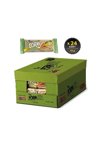 Eti Form Kepekli Bisküvi 24 x 45 G