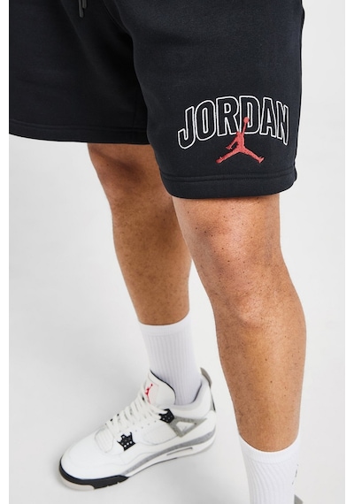 Nike Jordan Brooklyn Fleece Men's Graphic Shorts Erkek Pamuklu Şort Siyah Siyah