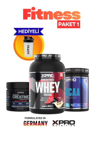 Fitness Paketi 1 - Whey Protein Birthdaycake -creatine-bcaa Karpuz Karışık