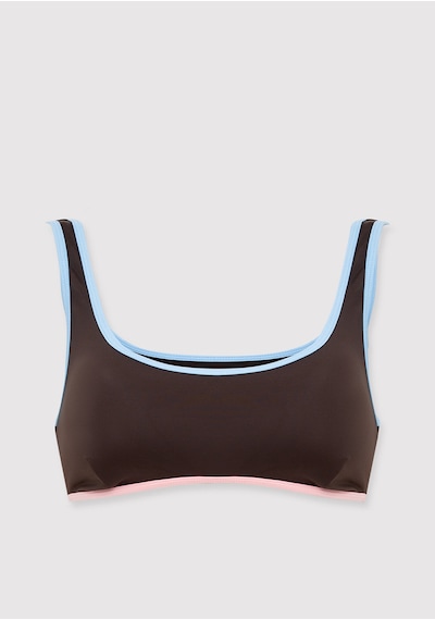 Mavi - Kahverengi Bikini Üstü 1914056-70227