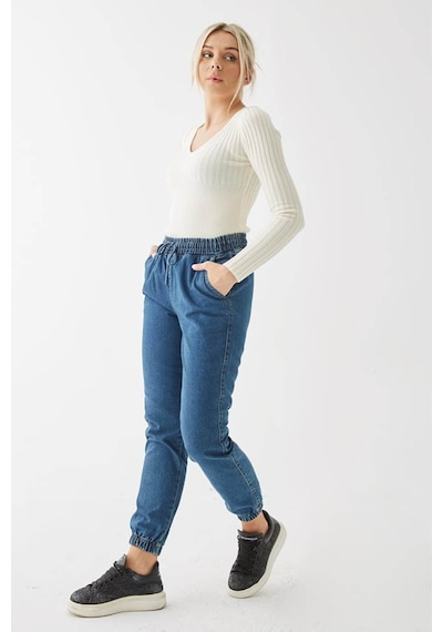 Only Fashion Friends Kadın Jean Pantolon 24k0800k1 Koyu Mavi