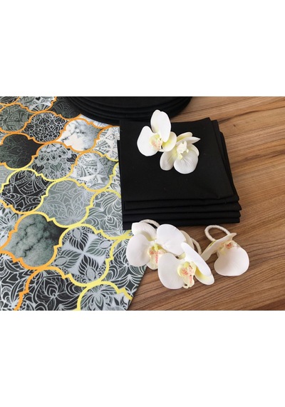 Sofra Sunum Seti Gri Moroccan Set Çok Renkli