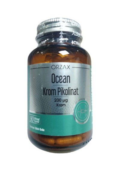 Ocean Krom Pikolinat 200 Ug 90 Bitkisel Kapsül Güvenlik Bandrollü Kutusuz