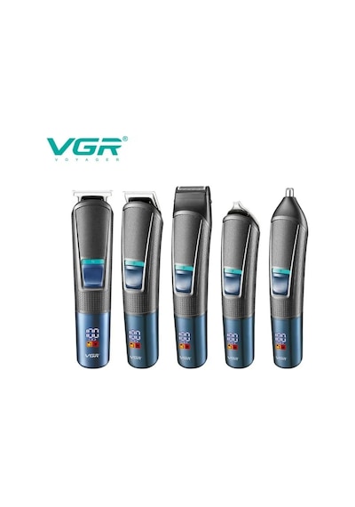 V-108 10 İn 1 Profesyonel Erkek Bakım Seti - Standlı, Led Ekranlı Saç Sakal Ve Vücut Tıraş Makinesi