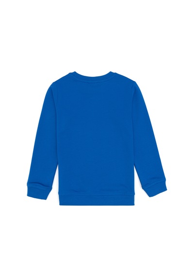 U.S. Polo Assn. Erkek Çocuk Koyu Mavi Bisiklet Yaka Basic Sweatshirt 50313979-VR032