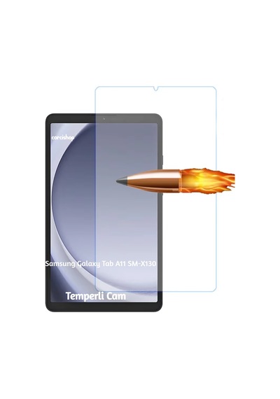 Samsung Galaxy Tab A11 Sm-x130 8.7" Modeli İle Uyumlu Kırılmaz Tablet Temperli Cam Ekran Koruyucu