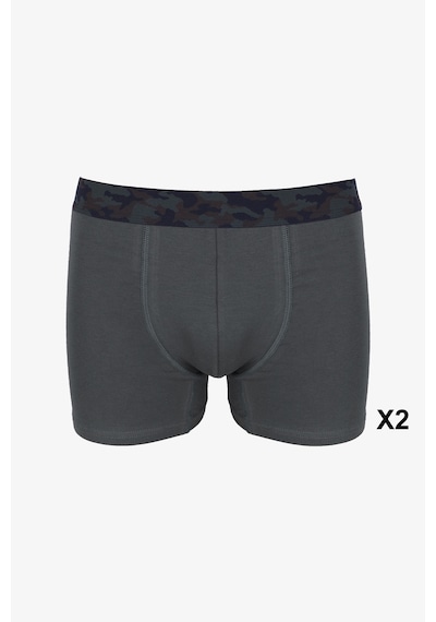 Koza İç Giyim Erkek 4'lü Pamuklu Likralı Boxer Ko9003bx.04 Lacivert - Yeşil