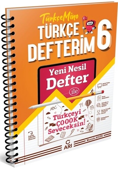 Arı Yayınları 6. Sınıf Türkçe Defterim - Türkçemino
