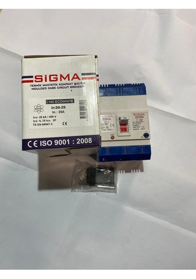 Sigma 3c16025 3p 25 A 25 Ka Ayarlı Tmş Kompak Şalter