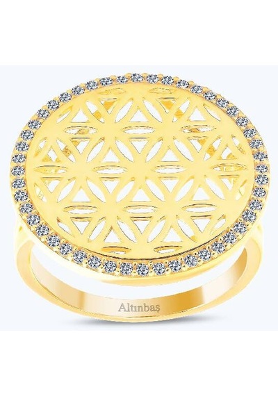 Altınbaş 22 Ayar Altın Yaşam Çiçeği Yüzük YZSYC15-24875