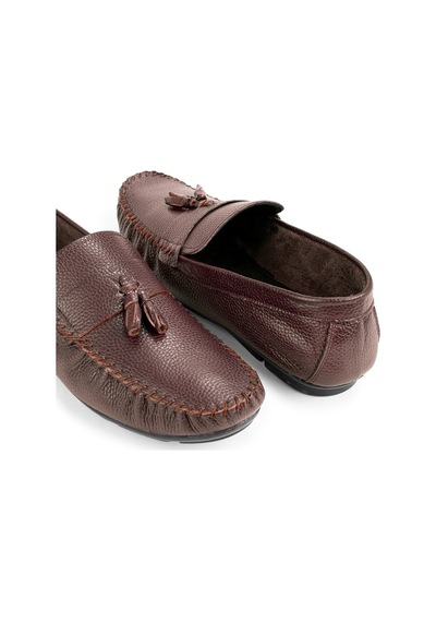 Noble Hakiki Deri Erkek Günlük Ayakkabı, Rok Loafer Ayakkabı