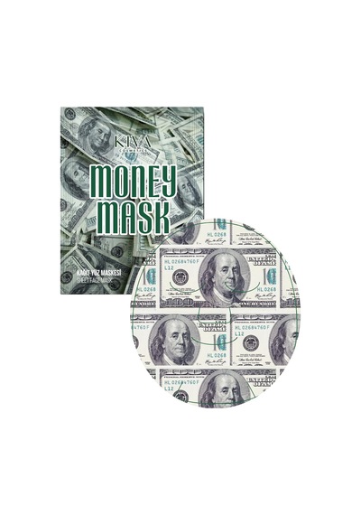Dolar Desenli Kağıt Yüz Maskesi 5'li
