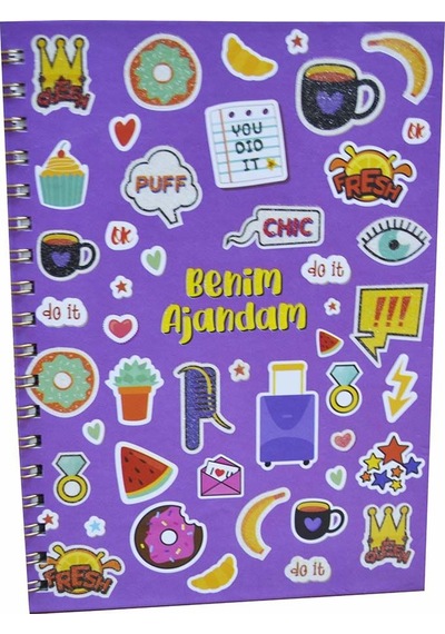 Melimelek Benim Ajandam Sticker 8 Dd-021 Çok Renkli