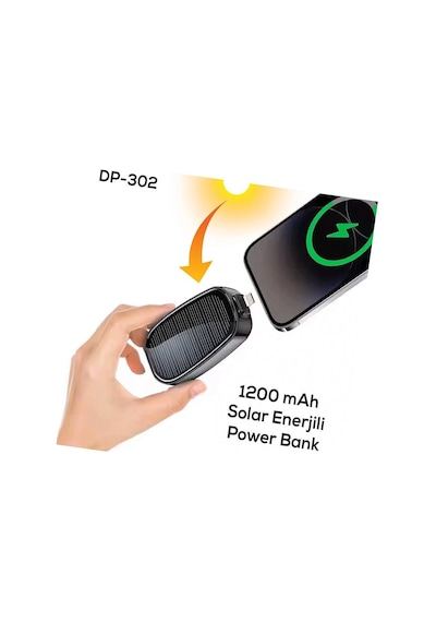 Güneş Enerjili Power Bank Evimdeyokyok Çok Renkli