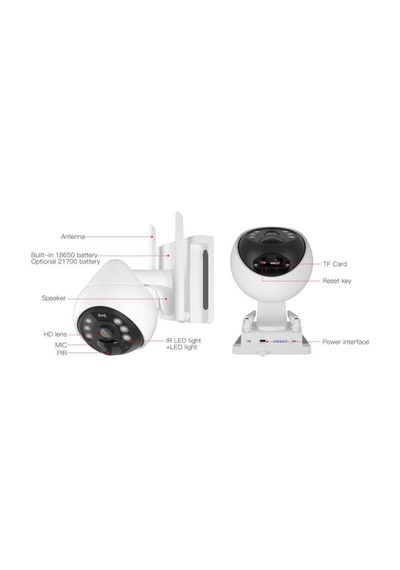 Vstarcam Cb69-tz Solar Panelli Ptz Wifi Dış Mekan Kamera
