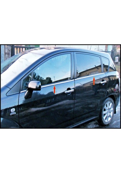 Ebal Otomotiv Toyota Uyumlu Verso Krom Cam Çıtası 4 prç. 2006 Üzeri P. Çelik