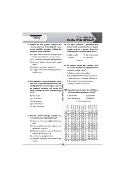 Özel Güvenlik Eğitim Seti Silahlı