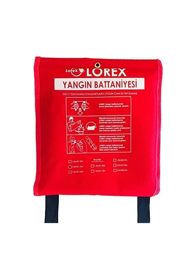 3mk Lr-fb1015c Yangın Battaniyesi - 100cm X 150cm